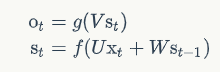 RNN计算公式